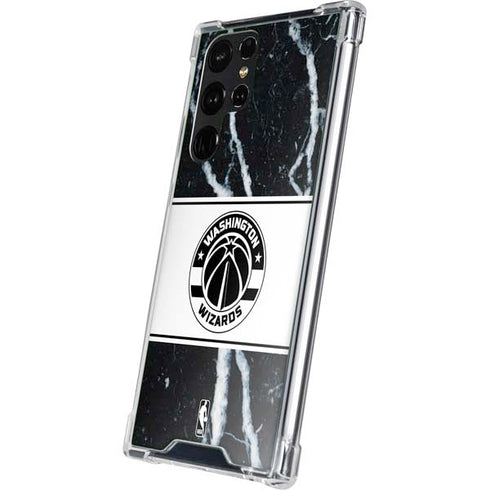 NBA Washington Wizards Marble Galaxy S23 Ultra Clear Case