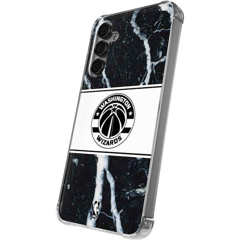 NBA Washington Wizards Marble Galaxy S24 Plus Clear Case