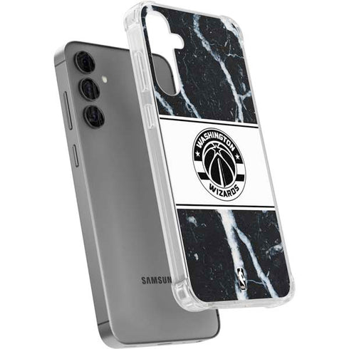 NBA Washington Wizards Marble Galaxy S24 Plus Clear Case