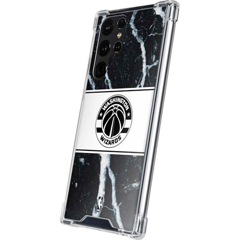 NBA Washington Wizards Marble Galaxy S24 Ultra Clear Case