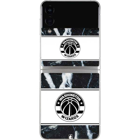 NBA Washington Wizards Marble Galaxy Z Flip3 5G Skin