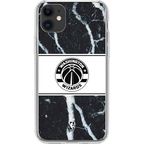 NBA Washington Wizards Marble iPhone 11 Clear Case