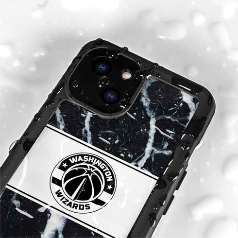 NBA Washington Wizards Marble iPhone 13 Mini Waterproof Case