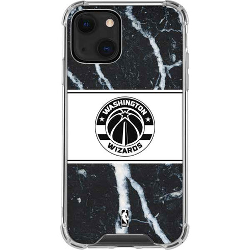 NBA Washington Wizards Marble iPhone 15 Plus Clear Case