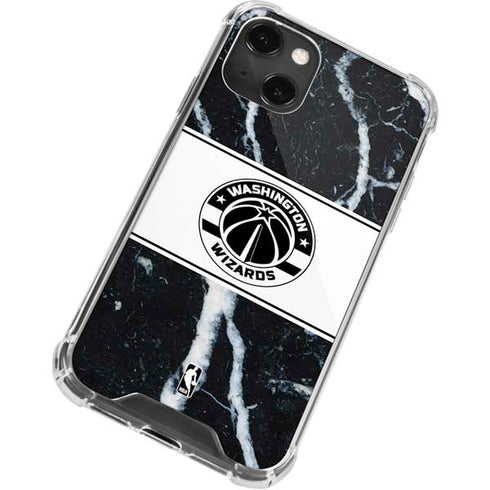 NBA Washington Wizards Marble iPhone 15 Plus Clear Case