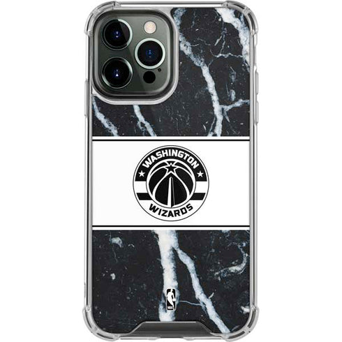 NBA Washington Wizards Marble iPhone 14 Pro Max Clear Case