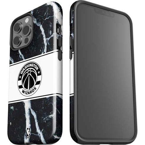NBA Washington Wizards Marble iPhone 14 Pro Max Impact Case