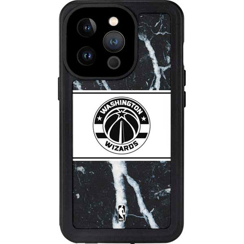 NBA Washington Wizards Marble iPhone 15 Pro Waterproof Case