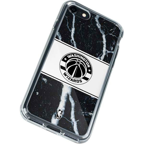 NBA Washington Wizards Marble iPhone SE (2nd & 3rd Gen) Clear Case