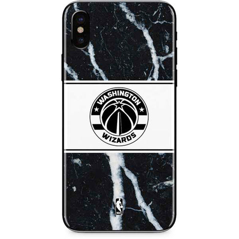 NBA Washington Wizards Marble iPhone X Skin