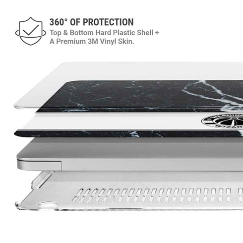 NBA Washington Wizards Marble MacBook Pro 16in (2019-20) Case plus Skin
