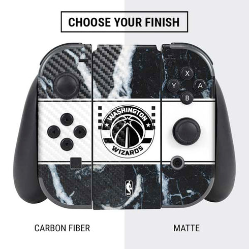 NBA Washington Wizards Marble Nintendo Switch Bundle Skin