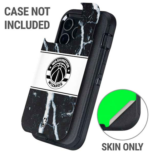 NBA Washington Wizards Marble Otterbox Defender iPhone Skin