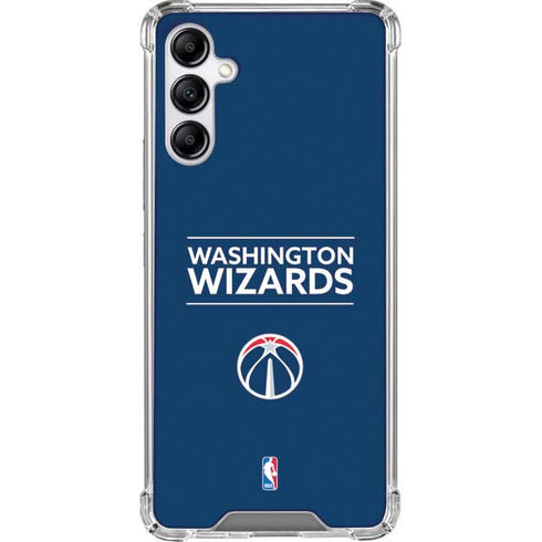 NBA Washington Wizards Standard - Blue Galaxy A14 5G Clear Case