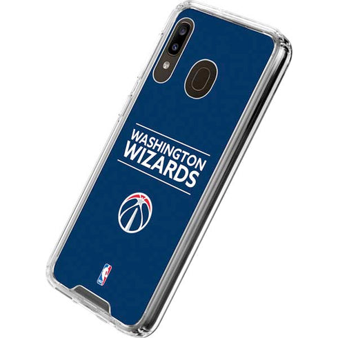 NBA Washington Wizards Standard - Blue Galaxy A30 Clear Case