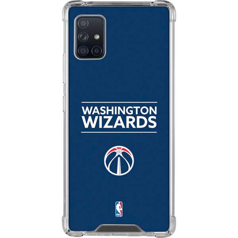 NBA Washington Wizards Standard - Blue Galaxy A51 5G Clear Case