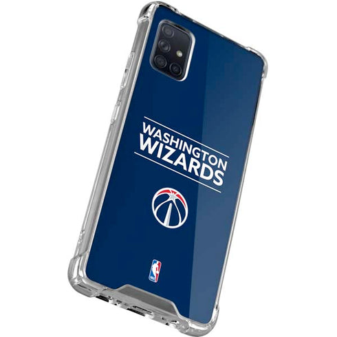 NBA Washington Wizards Standard - Blue Galaxy A51 5G Clear Case