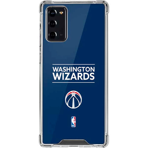 NBA Washington Wizards Standard - Blue Galaxy Note20 5G Clear Case