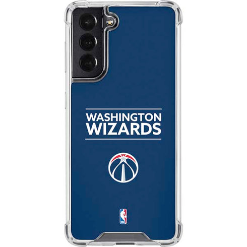 NBA Washington Wizards Standard - Blue Galaxy S22 Clear Case