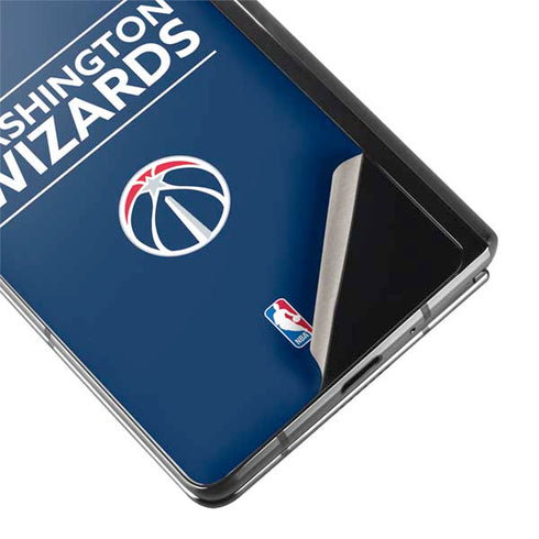 NBA Washington Wizards Standard - Blue Galaxy Z Fold2 5G Skin