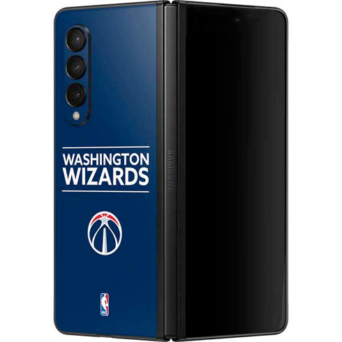 NBA Washington Wizards Standard - Blue Galaxy Z Fold3 5G Skin