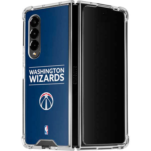 NBA Washington Wizards Standard - Blue Galaxy Z Fold4 5G Clear Case