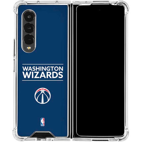 NBA Washington Wizards Standard - Blue Galaxy Z Fold4 5G Clear Case