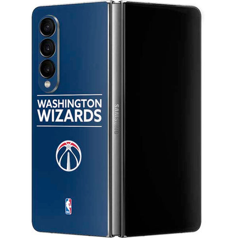 NBA Washington Wizards Standard - Blue Galaxy Z Fold4 5G Skin