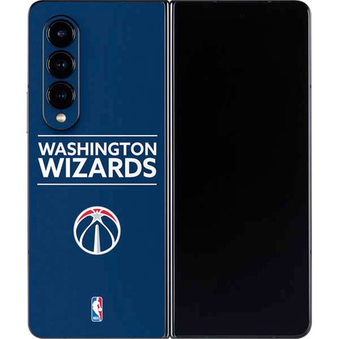 NBA Washington Wizards Standard - Blue Galaxy Z Fold4 5G Skin