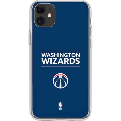 NBA Washington Wizards Standard - Blue iPhone 11 Clear Case