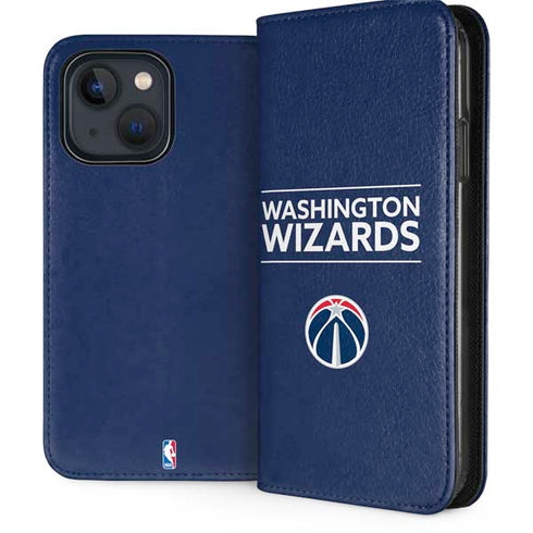 NBA Washington Wizards Standard - Blue iPhone 13 Folio Case