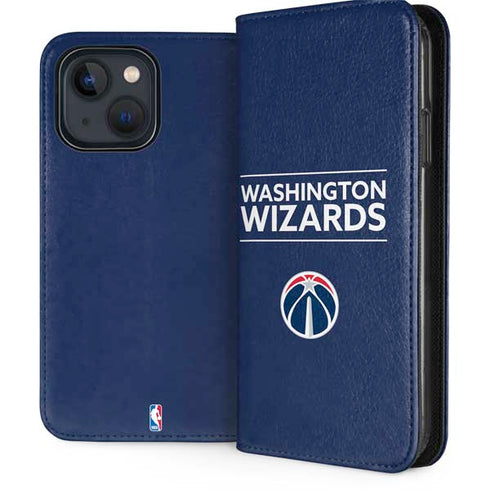 NBA Washington Wizards Standard - Blue iPhone 14 Folio Case