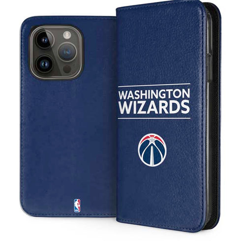 NBA Washington Wizards Standard - Blue iPhone 15 Pro Folio Case