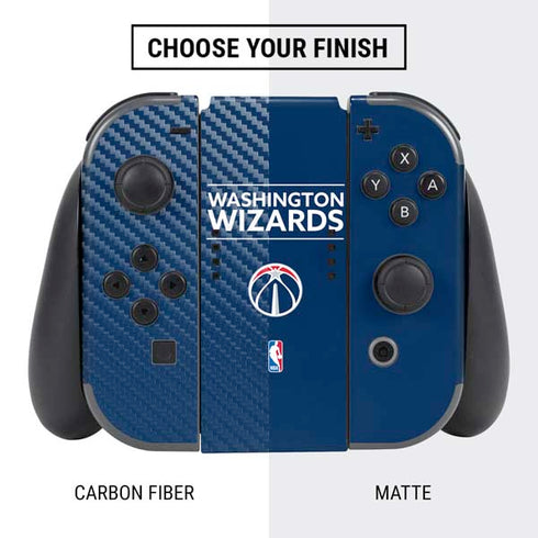 NBA Washington Wizards Standard - Blue Nintendo Switch Bundle Skin