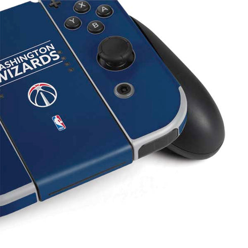NBA Washington Wizards Standard - Blue Nintendo Switch OLED (2021) Skin