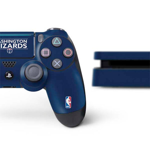 NBA Washington Wizards Standard - Blue PS4 Slim Bundle Skin