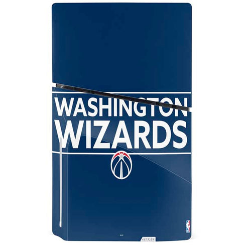 NBA Washington Wizards Standard - Blue PS5 Slim Disk Console Skin