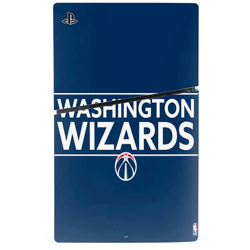 NBA Washington Wizards Standard - Blue PS5 Slim Digital Edition Bundle Skin