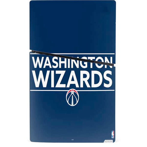 NBA Washington Wizards Standard - Blue PS5 Slim Digital Edition Bundle Skin