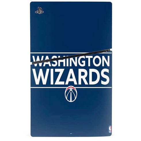 NBA Washington Wizards Standard - Blue PS5 Slim Digital Edition Console Skin