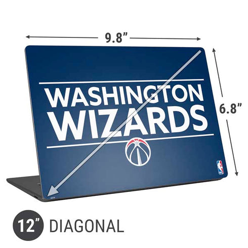 NBA Washington Wizards Standard - Blue Universal Laptop 12in (9.8 x 6.8in) Skin