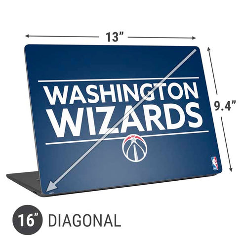 NBA Washington Wizards Standard - Blue Universal Laptop 16in (13 x 9.4in) Skin