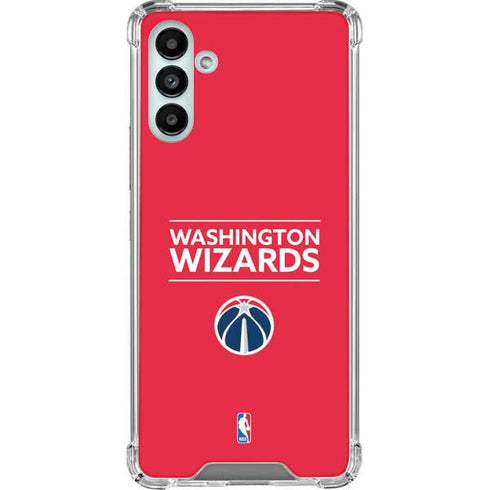 NBA Washington Wizards Standard - Red Galaxy A13 5G Clear Case