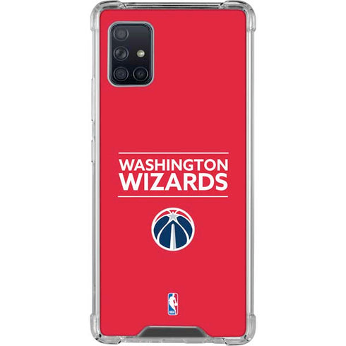 NBA Washington Wizards Standard - Red Galaxy A51 5G Clear Case