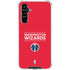 NBA Washington Wizards Standard - Red Galaxy A54 5G Clear Case