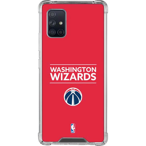 NBA Washington Wizards Standard - Red Galaxy A71 5G Clear Case