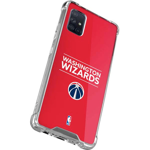 NBA Washington Wizards Standard - Red Galaxy A71 5G Clear Case