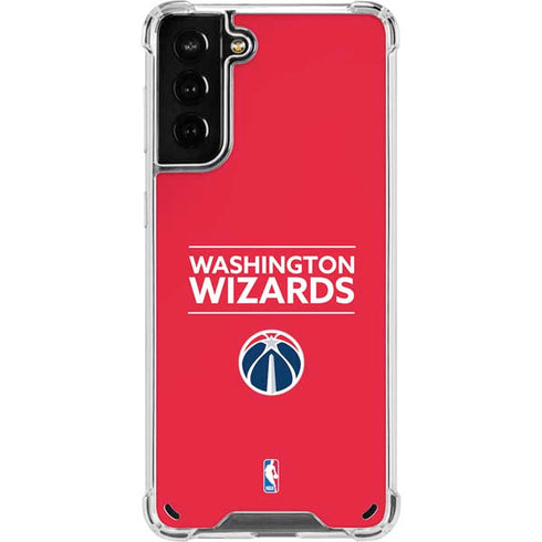 NBA Washington Wizards Standard - Red Galaxy S21 Plus 5G Clear Case