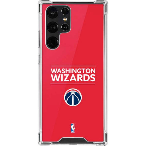 NBA Washington Wizards Standard - Red Galaxy S22 Ultra Clear Case