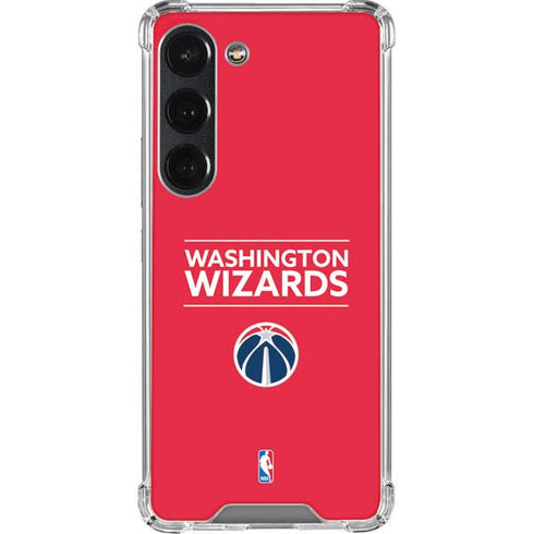NBA Washington Wizards Standard - Red Galaxy S23 Clear Case